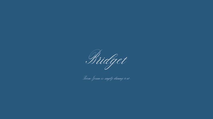 Bridget Font