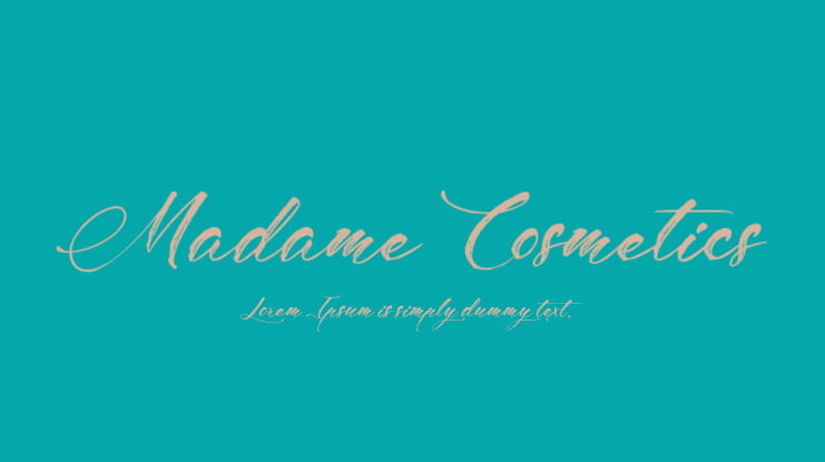 Madame Cosmetics Font