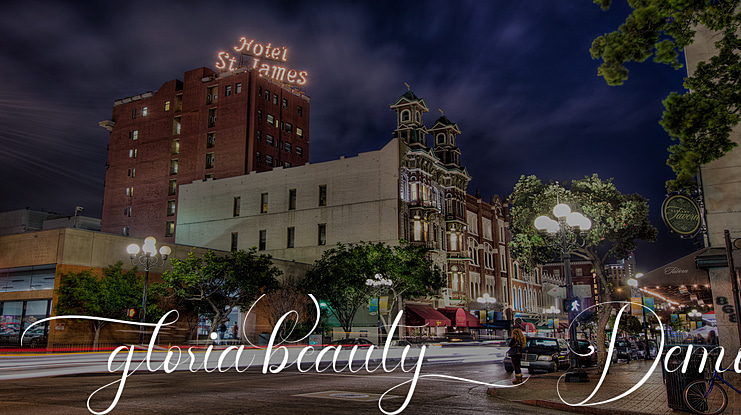 Gloria Beauty Demo Font