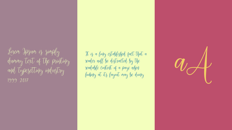 Mariposa Script Demo Font