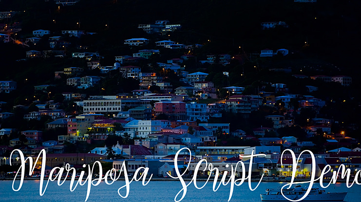 Mariposa Script Demo Font