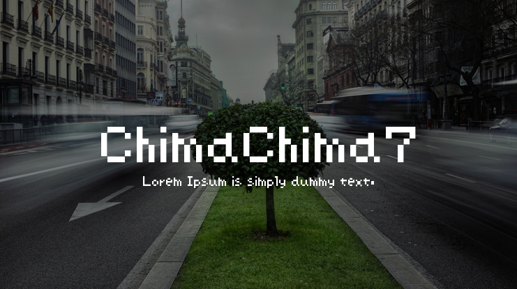 ChimaChima7 Font