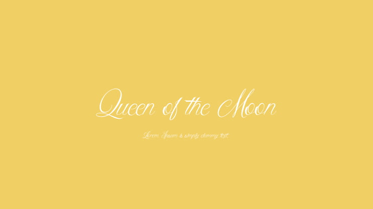Queen of the Moon Font Family
