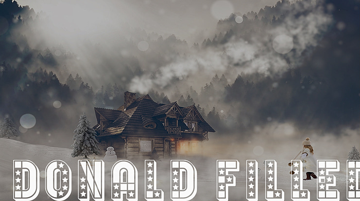 Donald Filled Font Family