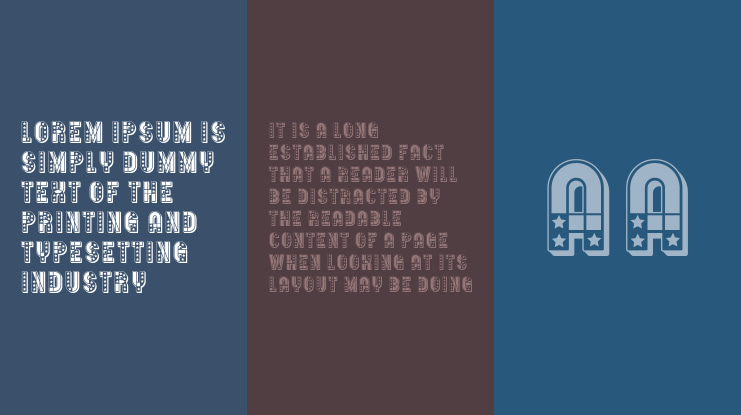 Donald Filled Font Family