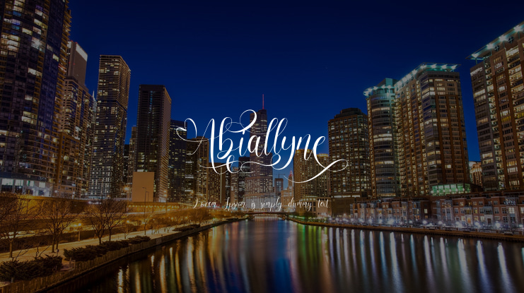 Abiallyne Font