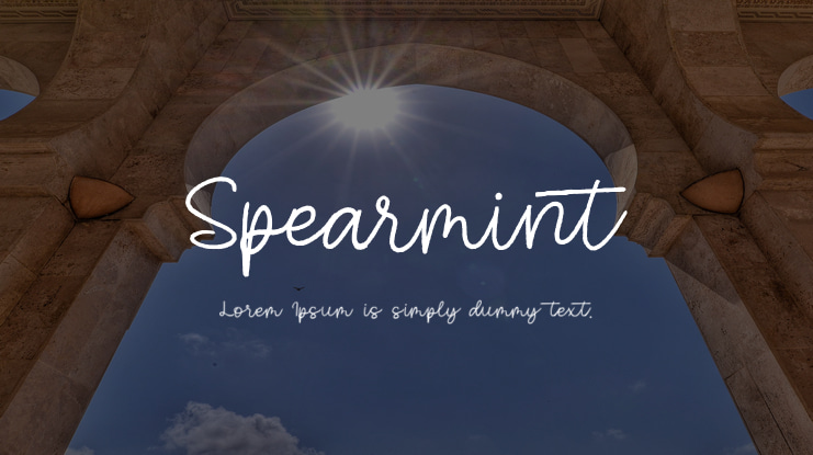 Spearmint Font