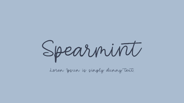 Spearmint Font