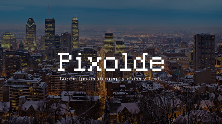 Pixolde Font