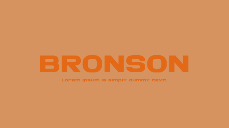 BRONSON Font