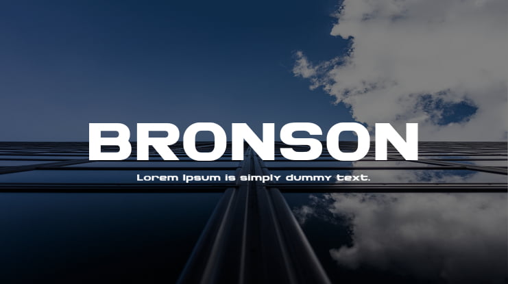 BRONSON Font