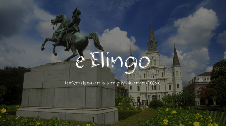 e Elingo Font