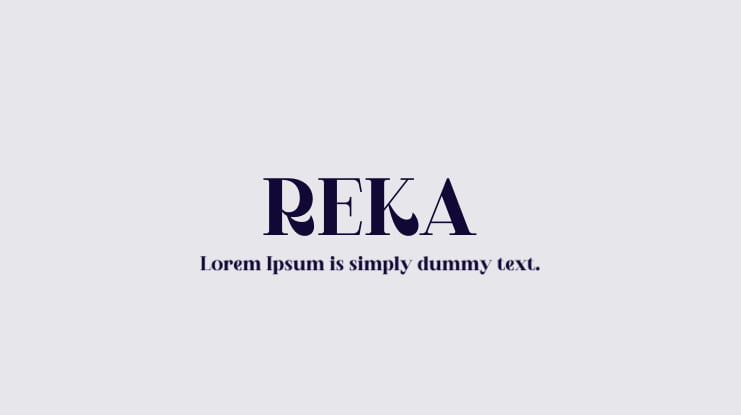 REKA Font