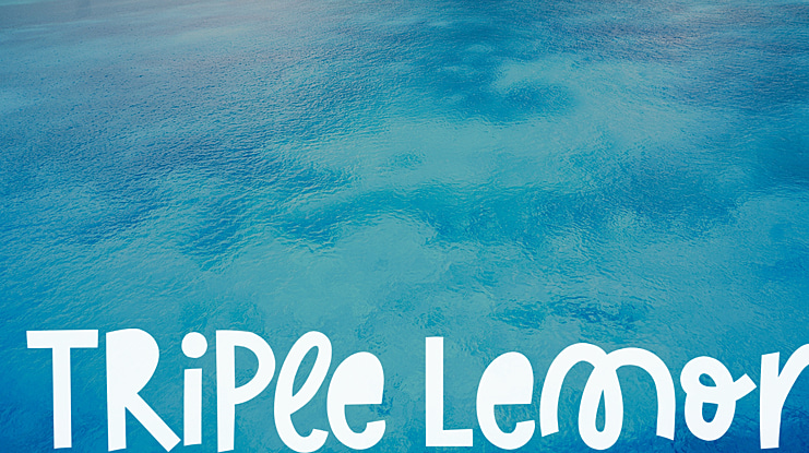 Triple Lemon Font