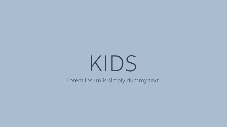 KIDS Font Family