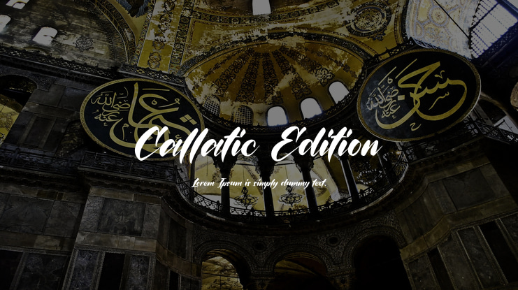 Callatic Edition Font