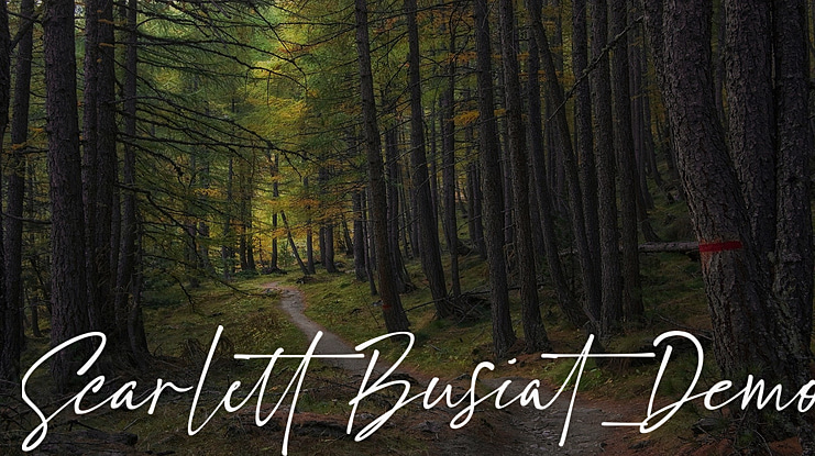 Scarlett Busiat_Demo Font