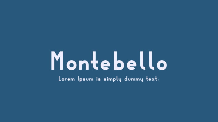 Montebello Font Family
