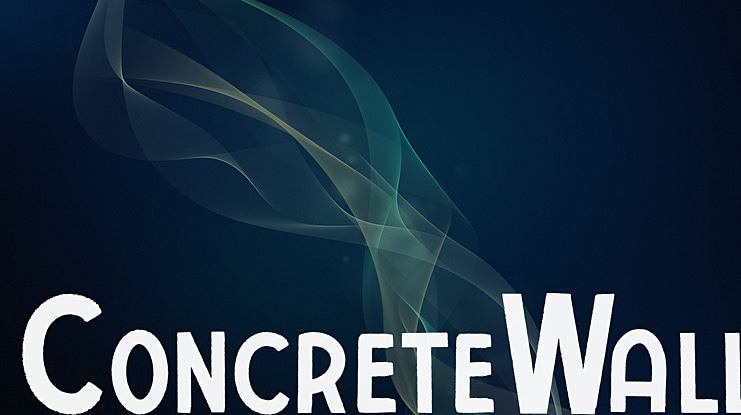 ConcreteWall Font