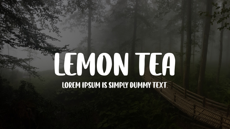 Lemon Tea Font