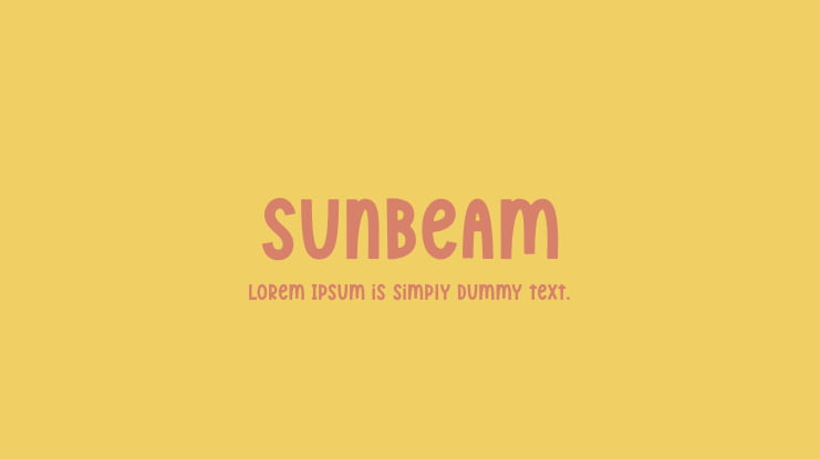 Sunbeam Font