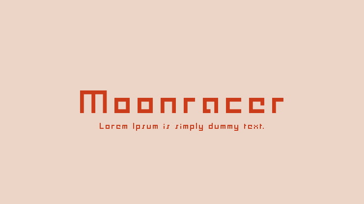 Moonracer Font