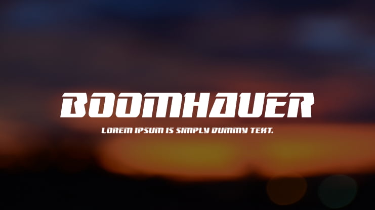 Boomhauer Font Family