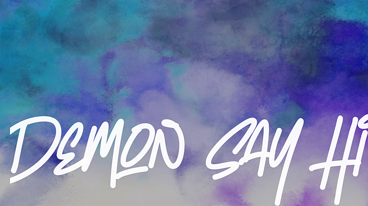 Demon Say Hi Font