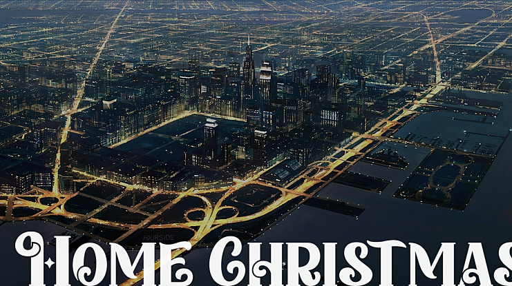 Home Christmas Font