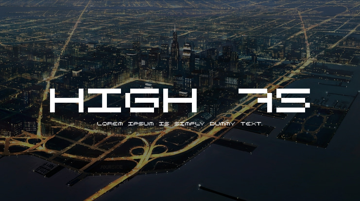 High 75 Font