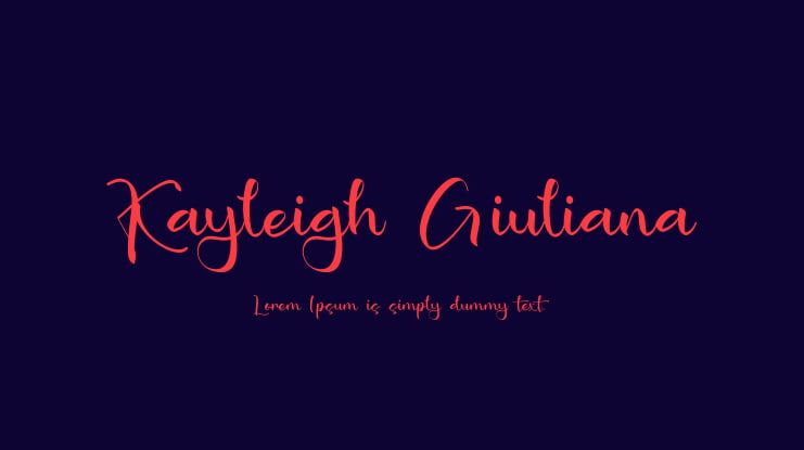 Kayleigh Giuliana Font