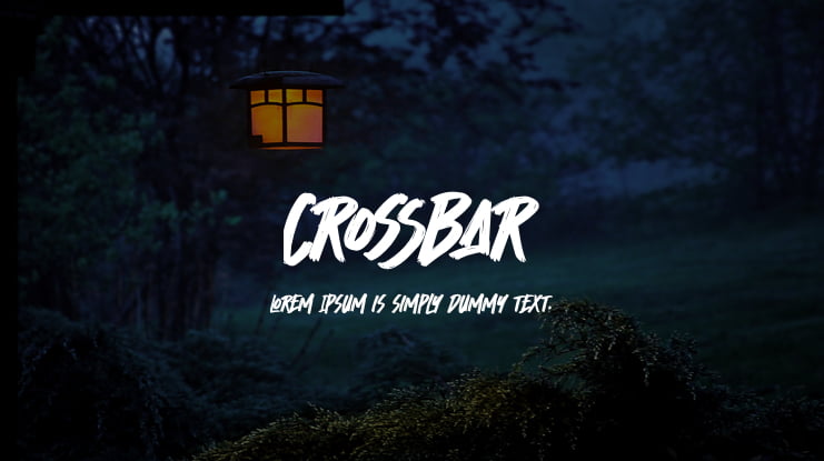 Crossbar Font