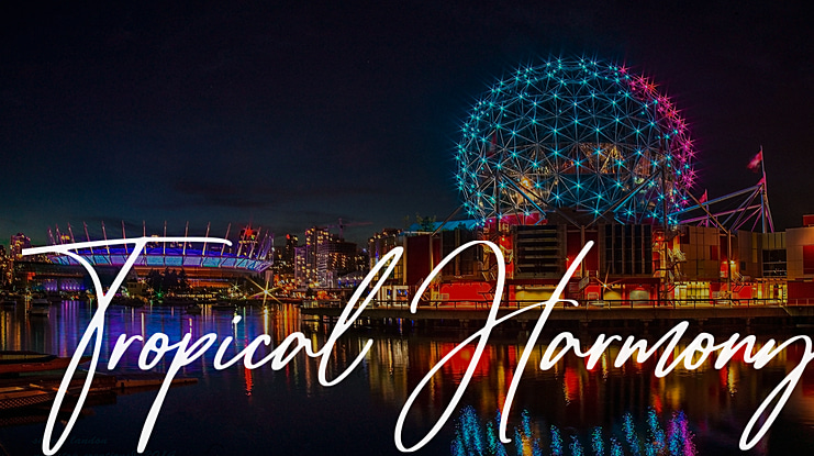 Tropical Harmony Font