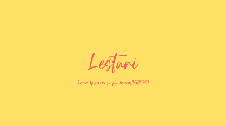 Lestari Font