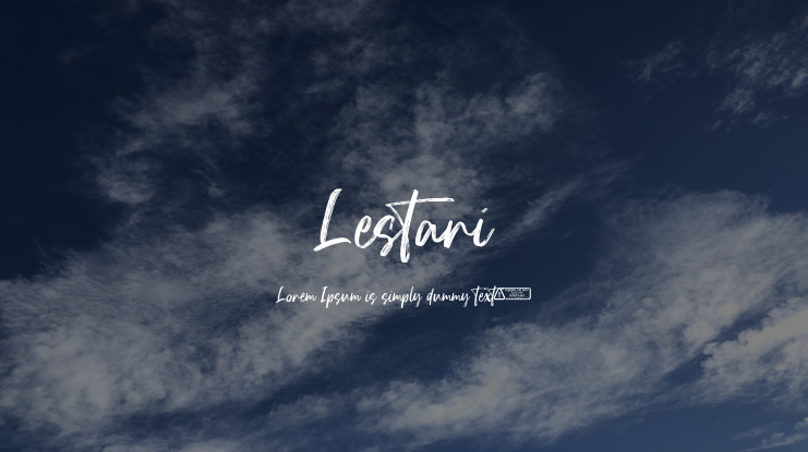Lestari Font