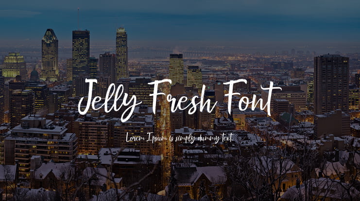 Jelly Fresh Font