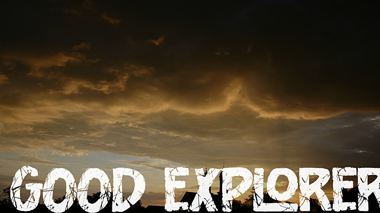 Good Explorer Font