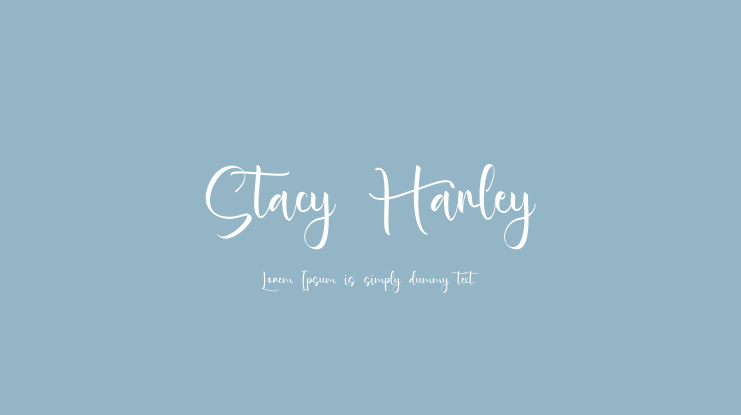 Stacy Harley Font