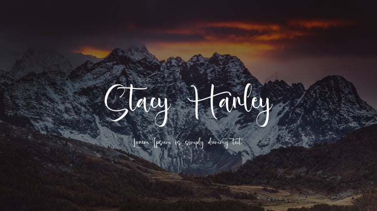 Stacy Harley Font