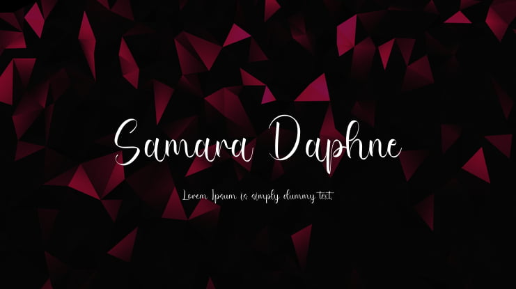 Samara Daphne Font