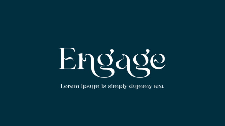 Engage Font