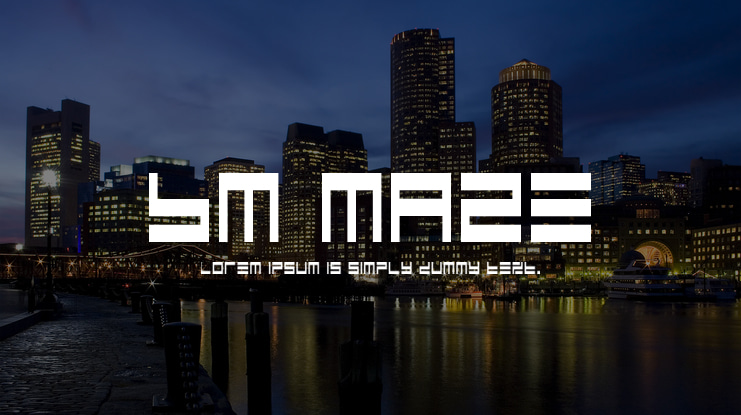 BM Maze Font