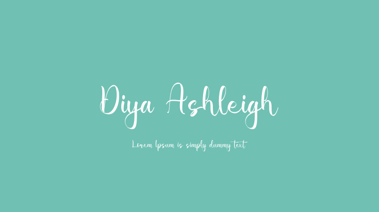 Diya Ashleigh Font