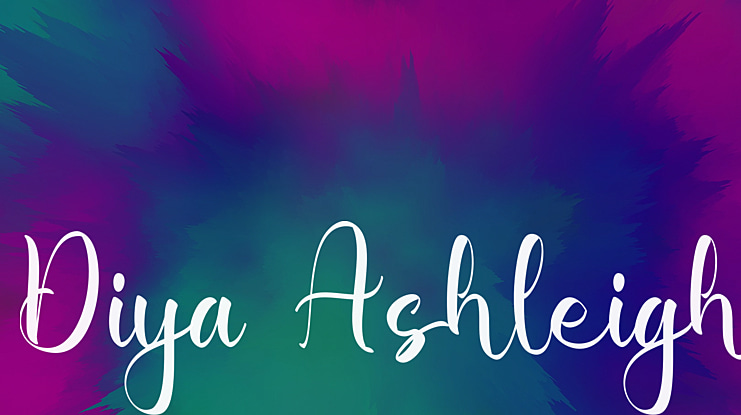 Diya Ashleigh Font