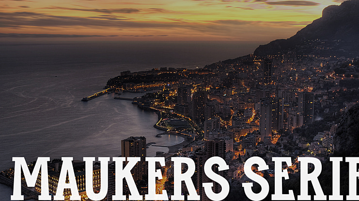 Maukers Serif Font