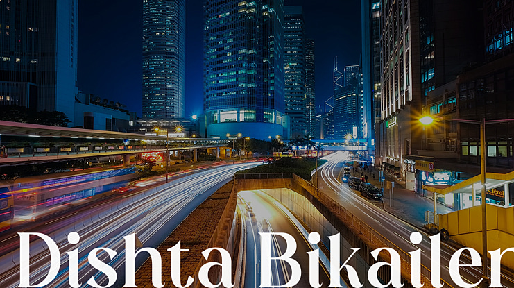 Dishta Bikailen Font