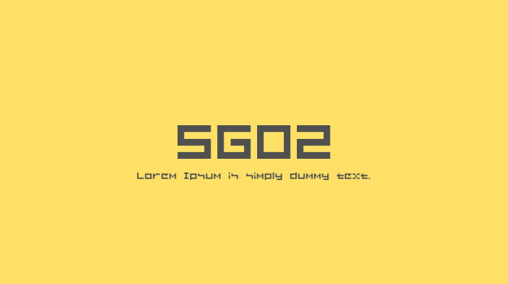SG02 Font
