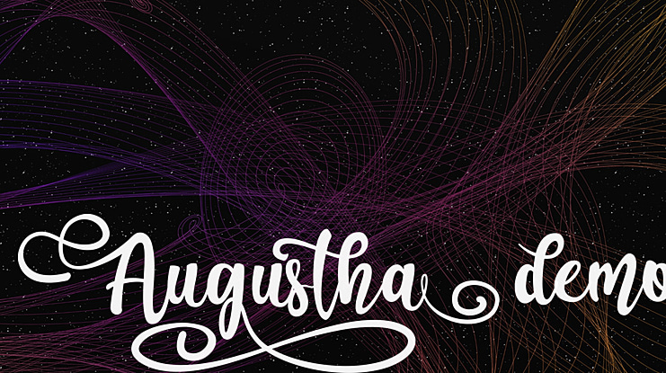 Augustha demo Font