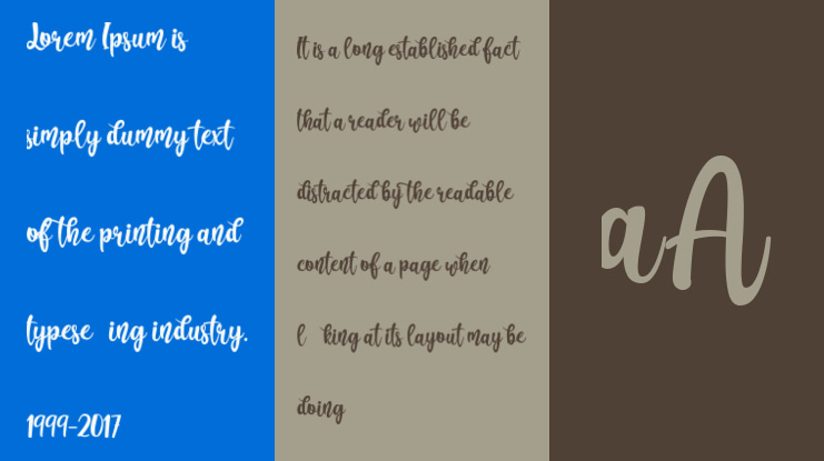 Augustha demo Font