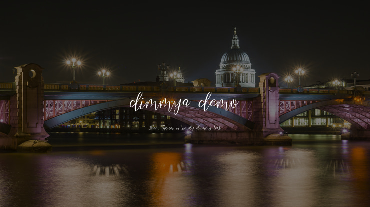 dimmya demo Font
